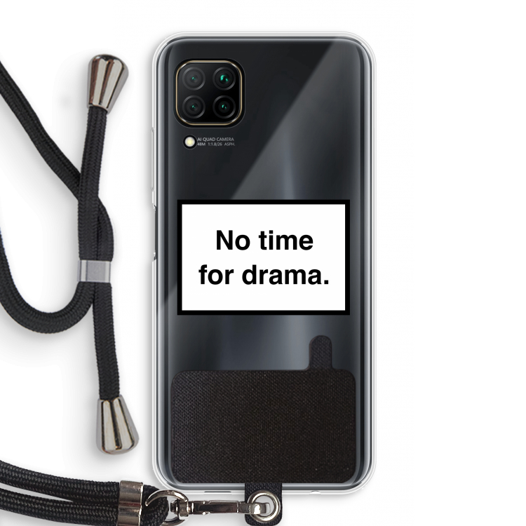 No drama: Huawei P40 Lite Transparant Hoesje met koord
