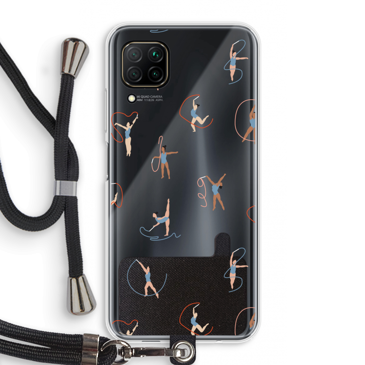 Dancing #3: Huawei P40 Lite Transparant Hoesje met koord