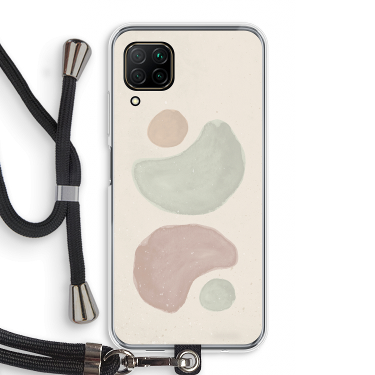 Geo #10: Huawei P40 Lite Transparant Hoesje met koord
