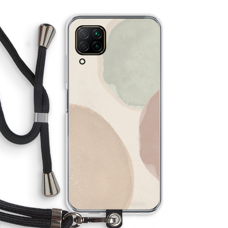 Geo #8: Huawei P40 Lite Transparant Hoesje met koord