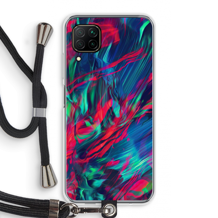 Pilgrims Of The Sea: Huawei P40 Lite Transparant Hoesje met koord