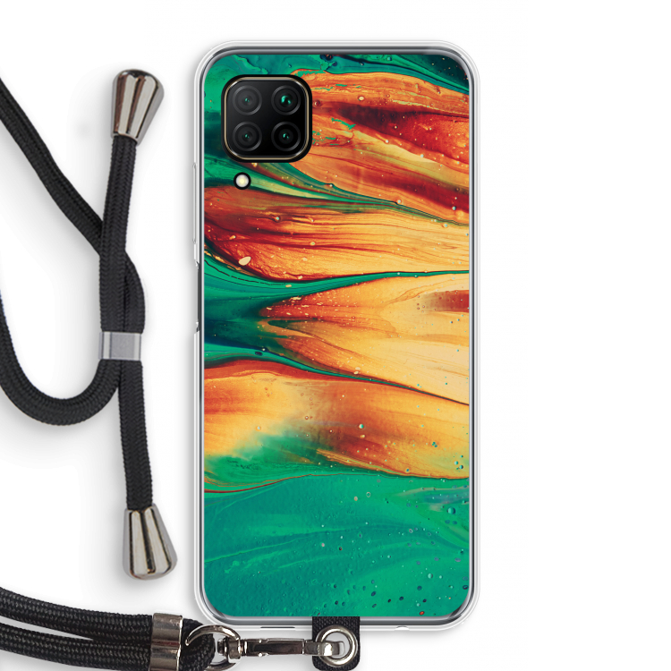 Green Inferno: Huawei P40 Lite Transparant Hoesje met koord