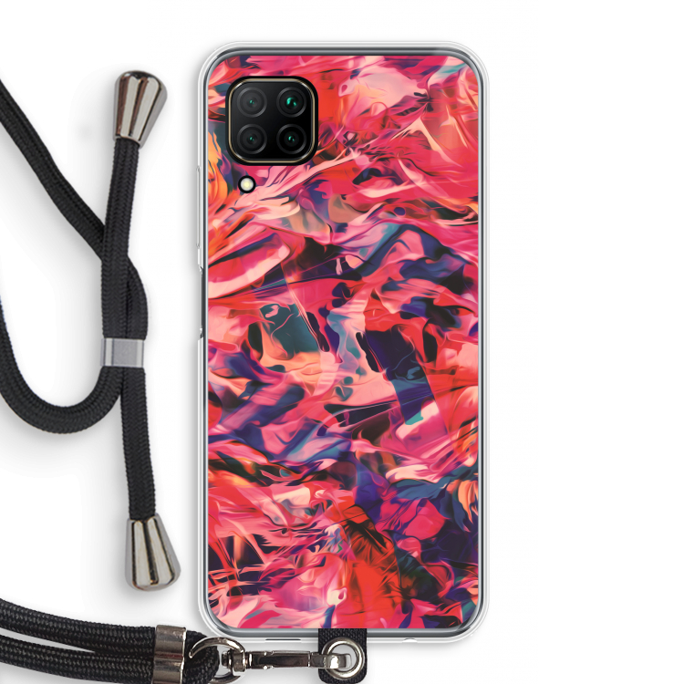 California: Huawei P40 Lite Transparant Hoesje met koord