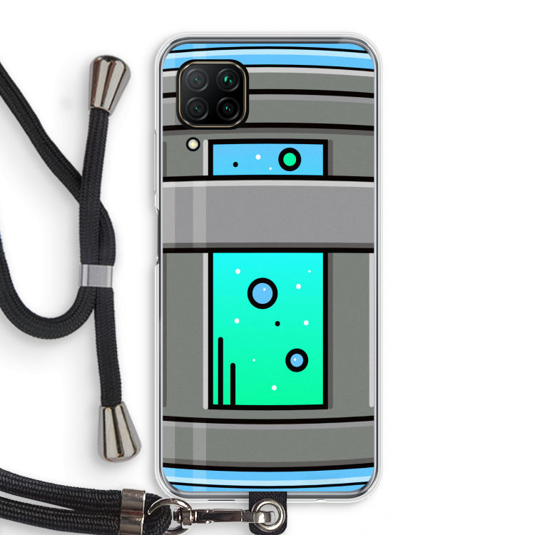 Chug Bottle: Huawei P40 Lite Transparant Hoesje met koord