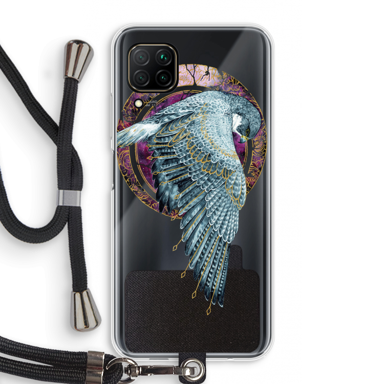 Golden Falcon: Huawei P40 Lite Transparant Hoesje met koord