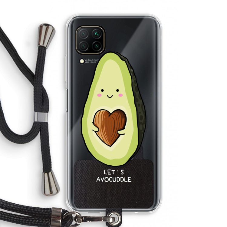 Avocuddle: Huawei P40 Lite Transparant Hoesje met koord