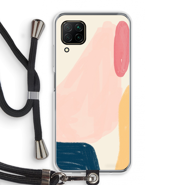 Saturday Flow: Huawei P40 Lite Transparant Hoesje met koord