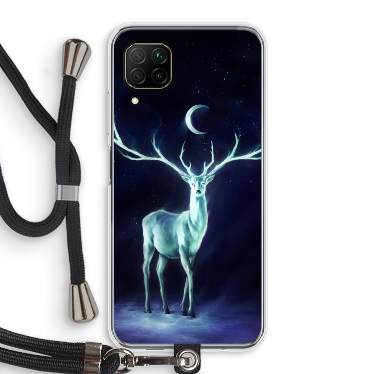 Nightbringer: Huawei P40 Lite Transparant Hoesje met koord