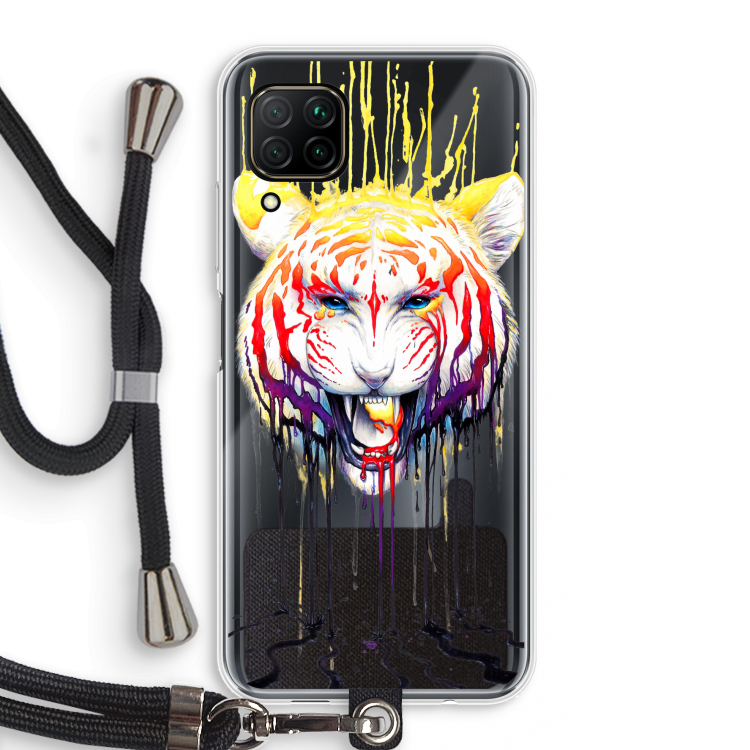 Fading: Huawei P40 Lite Transparant Hoesje met koord