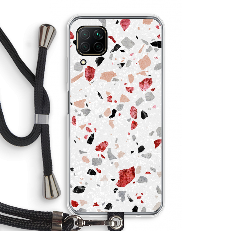 Terrazzo N°12: Huawei P40 Lite Transparant Hoesje met koord