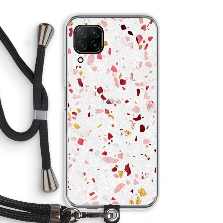 Terrazzo N°9: Huawei P40 Lite Transparant Hoesje met koord