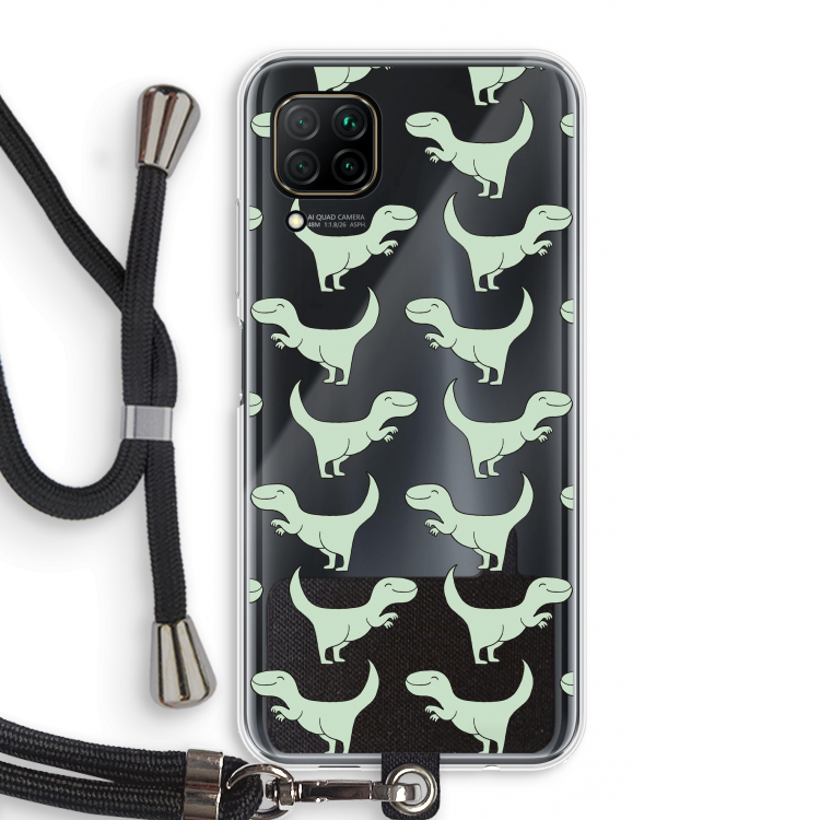 Dinos: Huawei P40 Lite Transparant Hoesje met koord