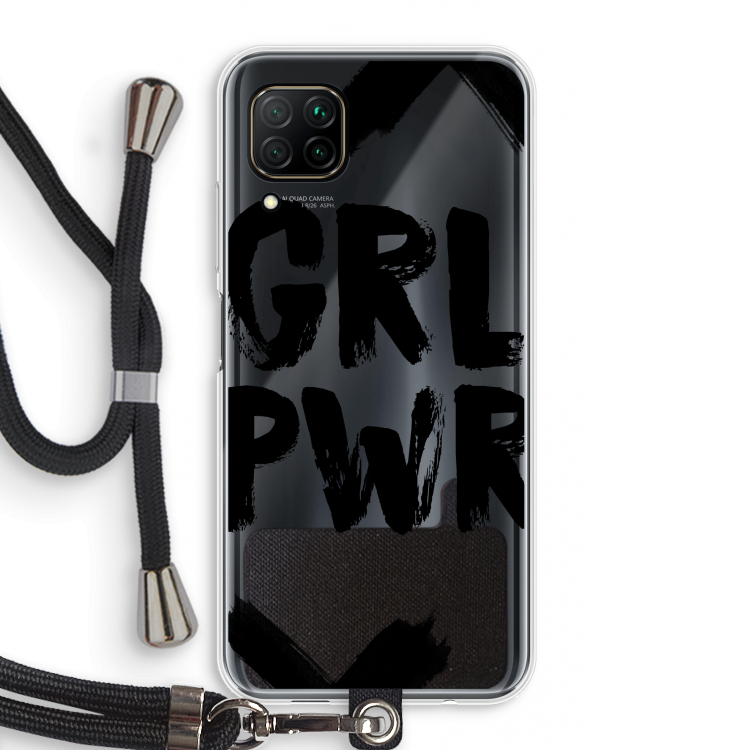 Girl Power #2: Huawei P40 Lite Transparant Hoesje met koord