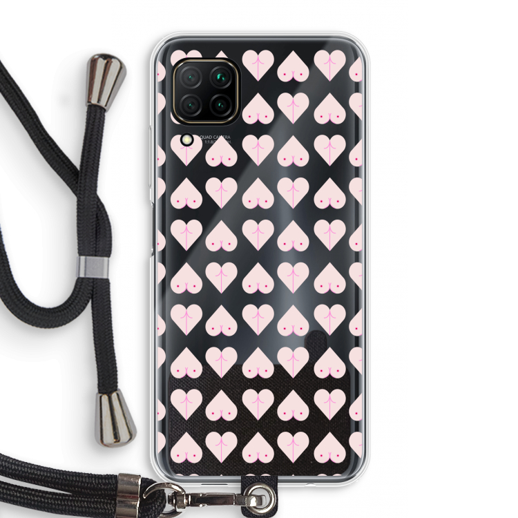 Ass 'n Titties: Huawei P40 Lite Transparant Hoesje met koord