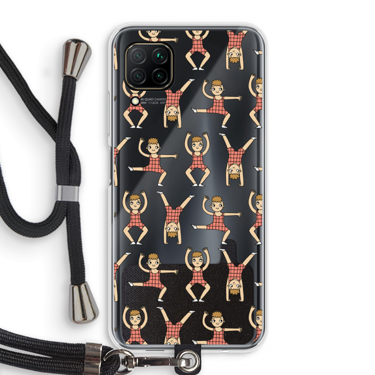 Gymboys: Huawei P40 Lite Transparant Hoesje met koord