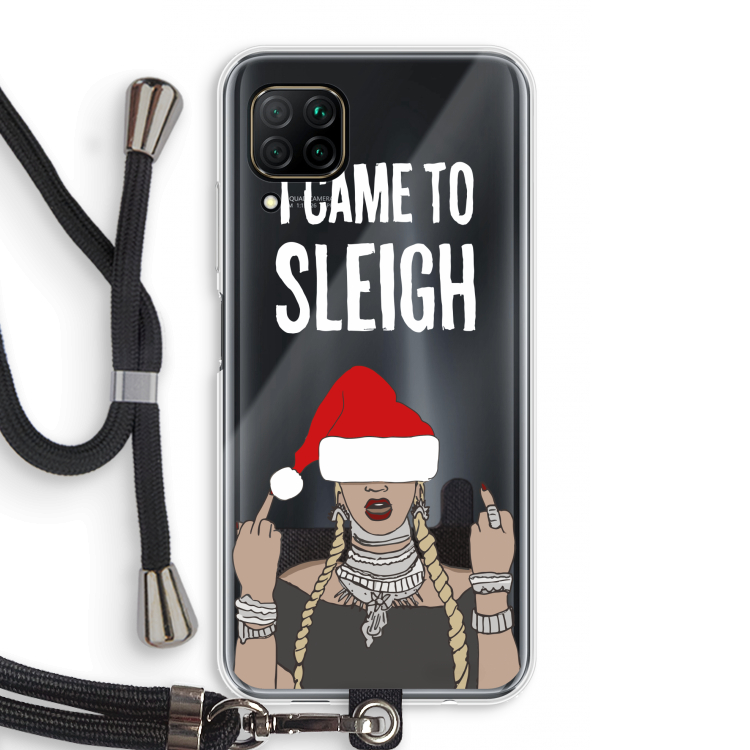 Came To Sleigh: Huawei P40 Lite Transparant Hoesje met koord