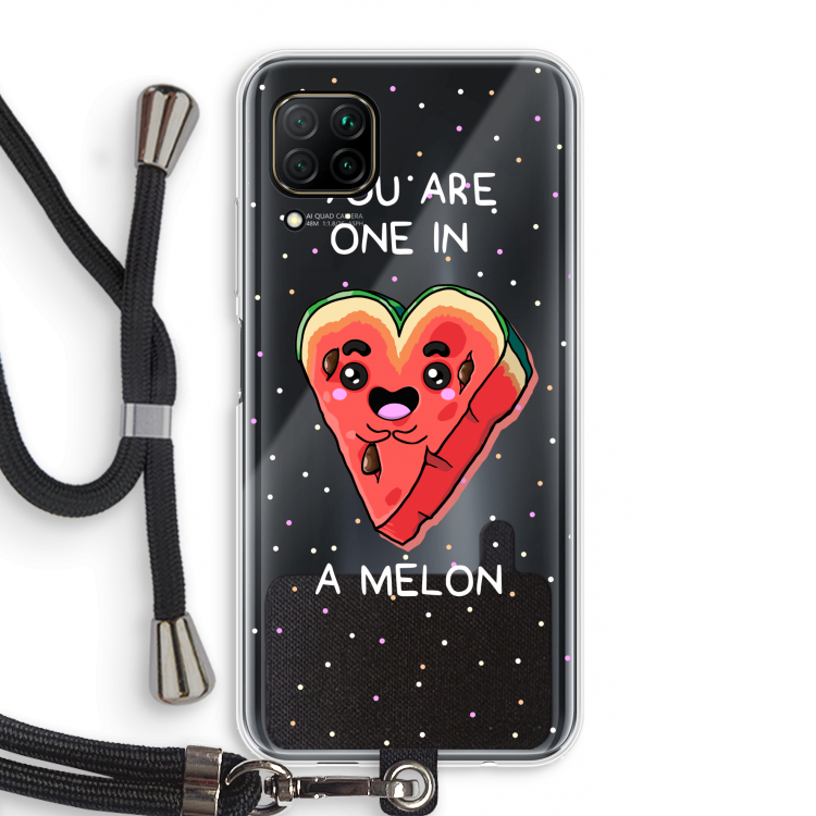 One In A Melon: Huawei P40 Lite Transparant Hoesje met koord