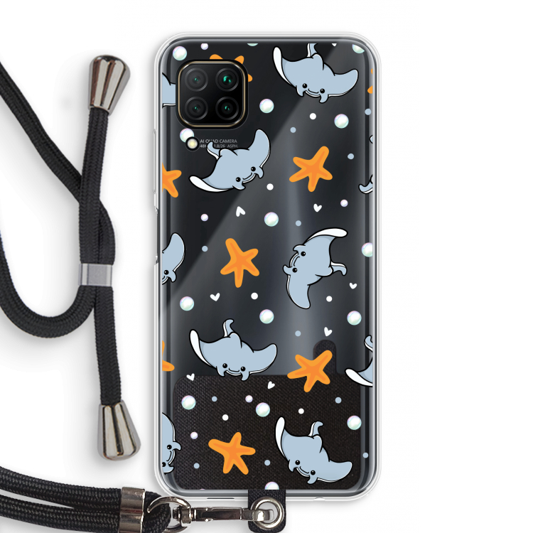 Manta: Huawei P40 Lite Transparant Hoesje met koord