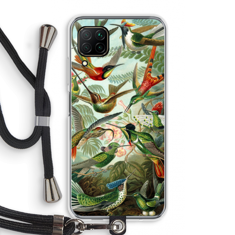 Haeckel Trochilidae: Huawei P40 Lite Transparant Hoesje met koord