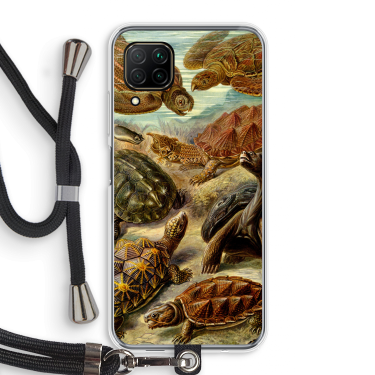 Haeckel Chelonia: Huawei P40 Lite Transparant Hoesje met koord