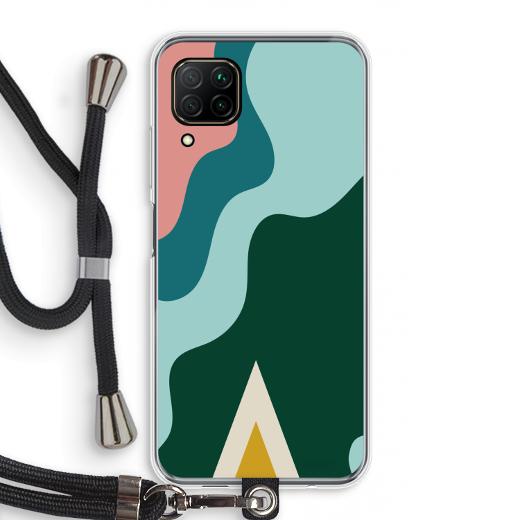 Noor B: Huawei P40 Lite Transparant Hoesje met koord