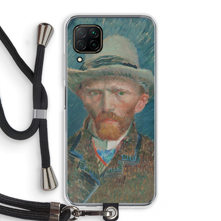 Van Gogh: Huawei P40 Lite Transparant Hoesje met koord