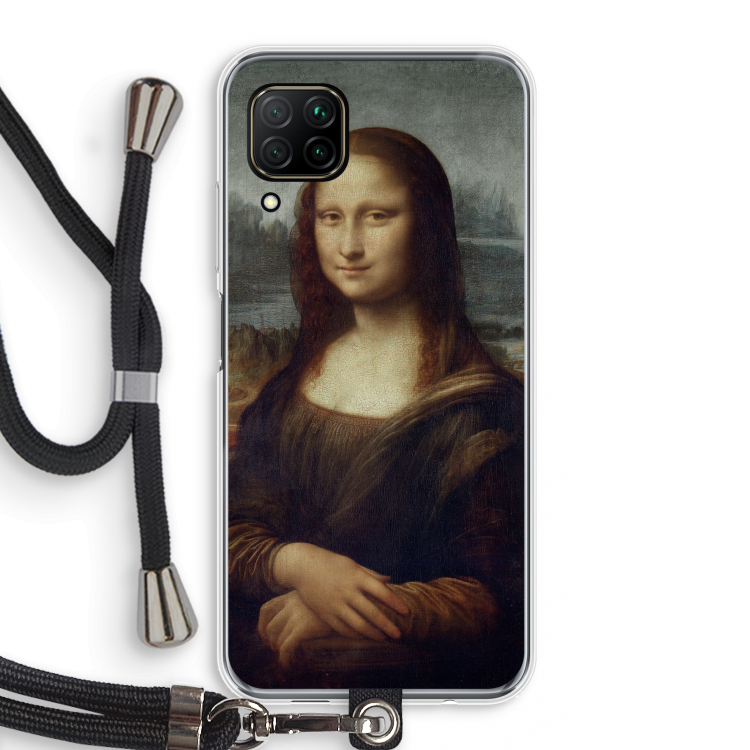 Mona Lisa: Huawei P40 Lite Transparant Hoesje met koord