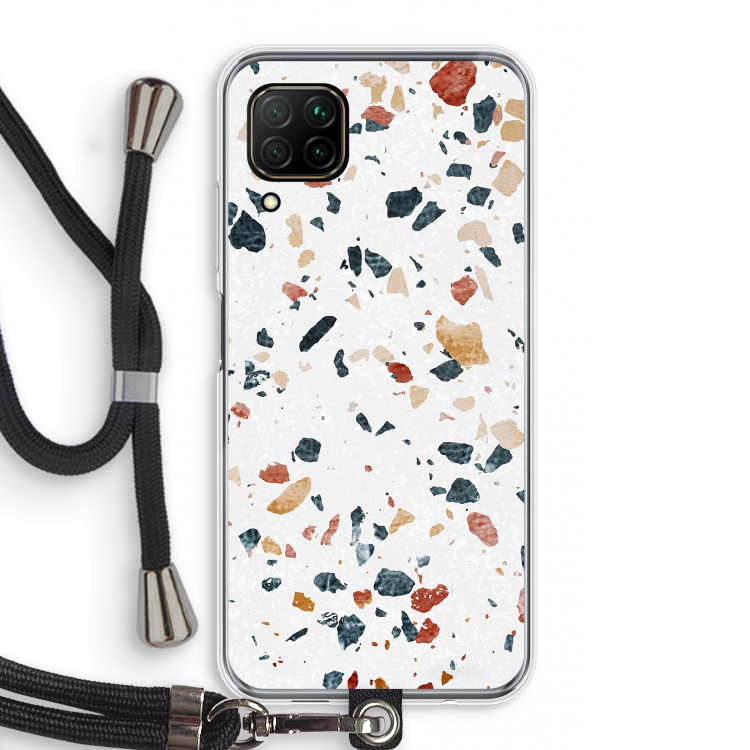 Terrazzo N°4: Huawei P40 Lite Transparant Hoesje met koord