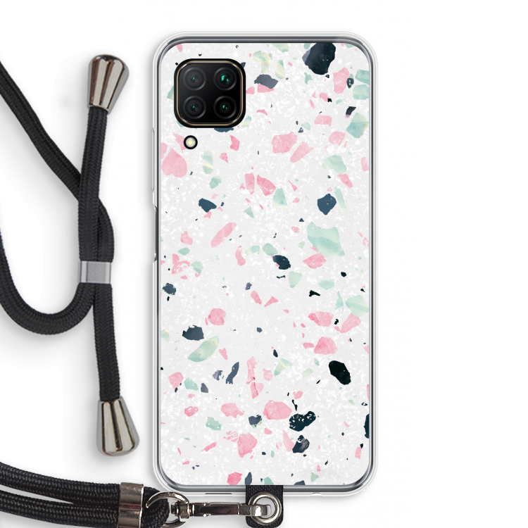 Terrazzo N°3: Huawei P40 Lite Transparant Hoesje met koord