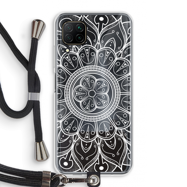 Roses Are Red: Huawei P40 Lite Transparant Hoesje met koord
