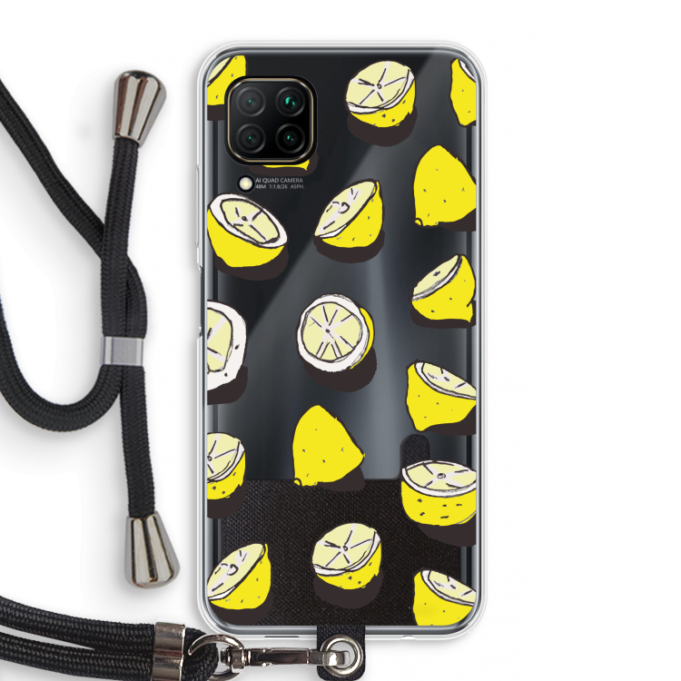 When Life Gives You Lemons...: Huawei P40 Lite Transparant Hoesje met koord