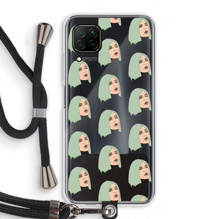 King Kylie: Huawei P40 Lite Transparant Hoesje met koord