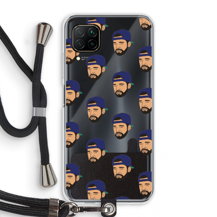 Drake Away: Huawei P40 Lite Transparant Hoesje met koord