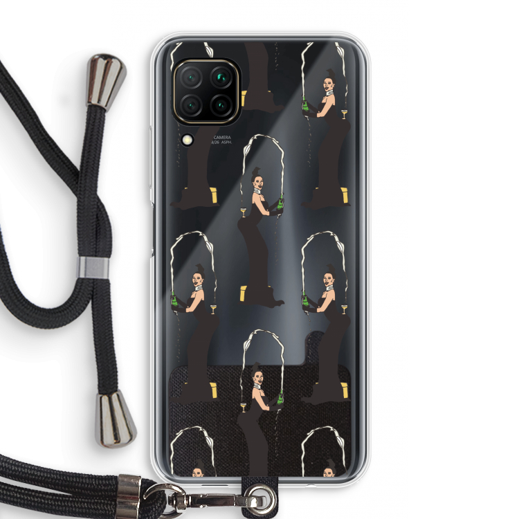 Pop Some Kim: Huawei P40 Lite Transparant Hoesje met koord