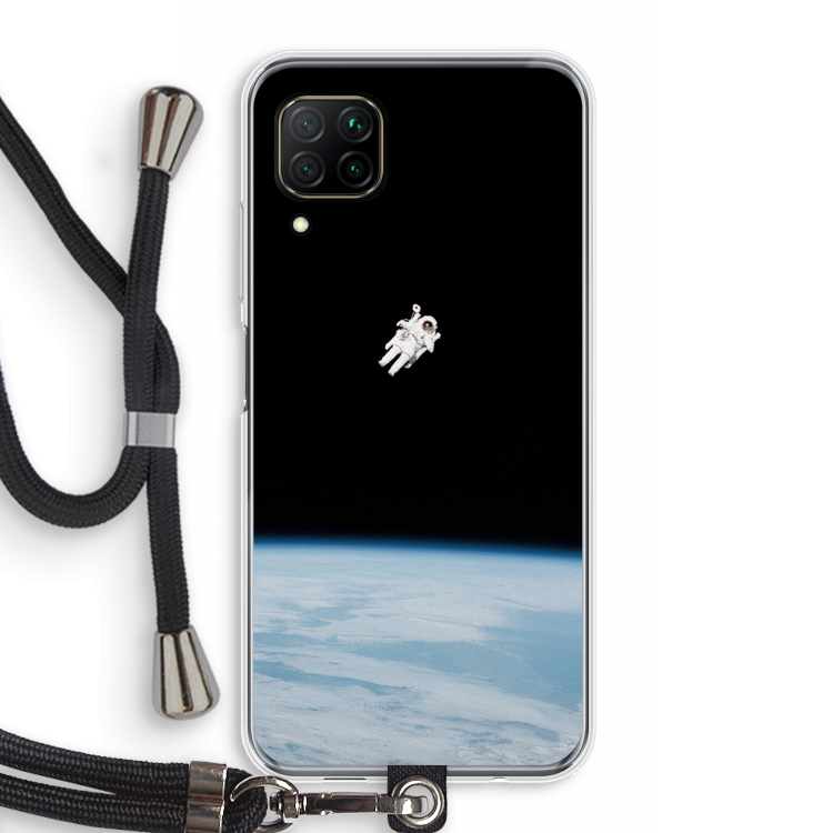 Alone in Space: Huawei P40 Lite Transparant Hoesje met koord