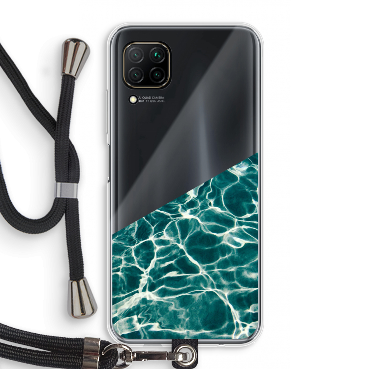 Weerkaatsing water: Huawei P40 Lite Transparant Hoesje met koord