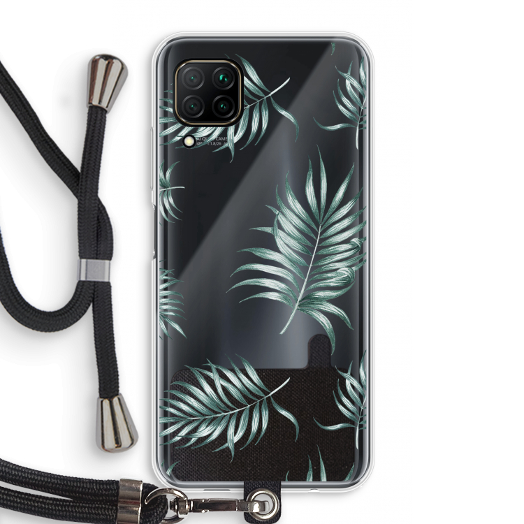 Simple leaves: Huawei P40 Lite Transparant Hoesje met koord