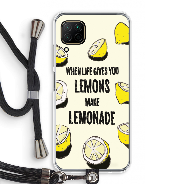 Lemonade: Huawei P40 Lite Transparant Hoesje met koord