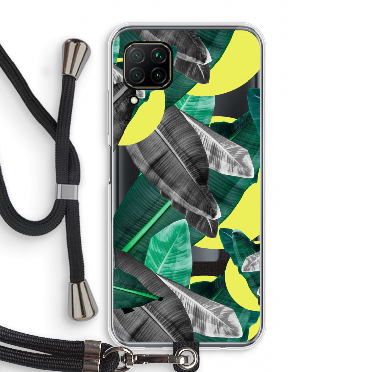 Fantasie jungle: Huawei P40 Lite Transparant Hoesje met koord