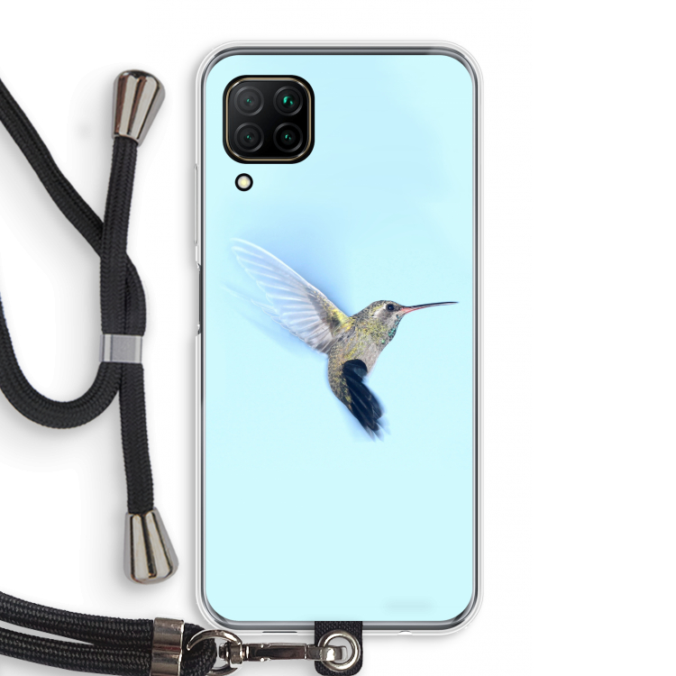 Kolibri: Huawei P40 Lite Transparant Hoesje met koord