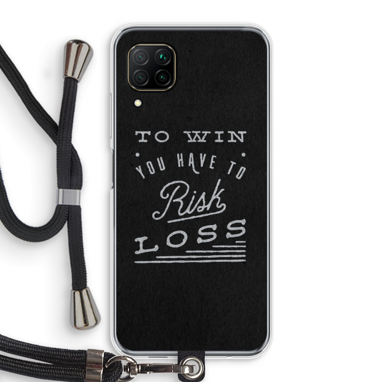 Risk loss: Huawei P40 Lite Transparant Hoesje met koord