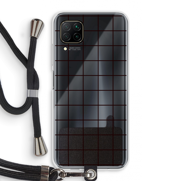 Rooster: Huawei P40 Lite Transparant Hoesje met koord