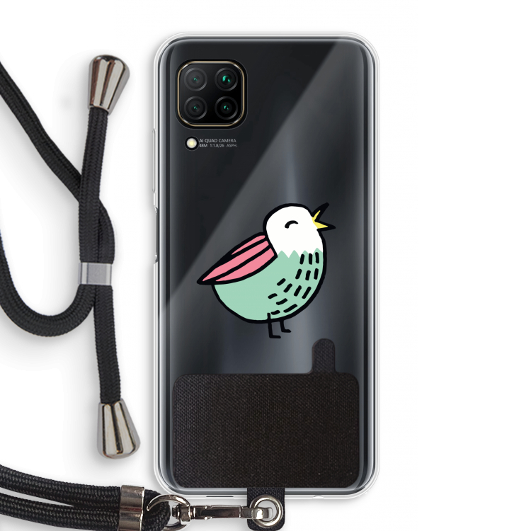 Birdy: Huawei P40 Lite Transparant Hoesje met koord