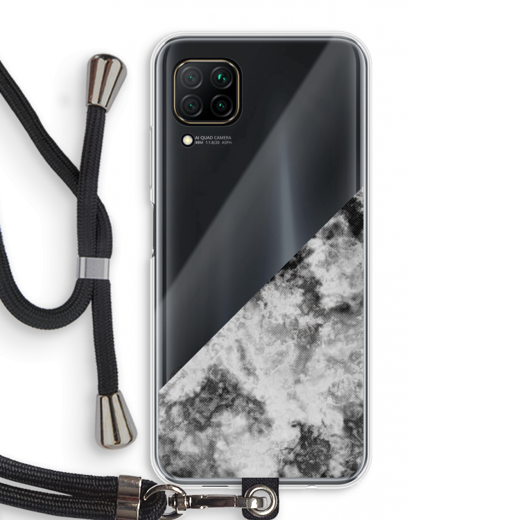 Onweer: Huawei P40 Lite Transparant Hoesje met koord