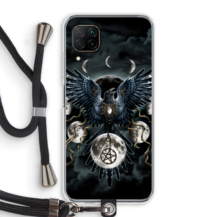 Sinister Wings: Huawei P40 Lite Transparant Hoesje met koord