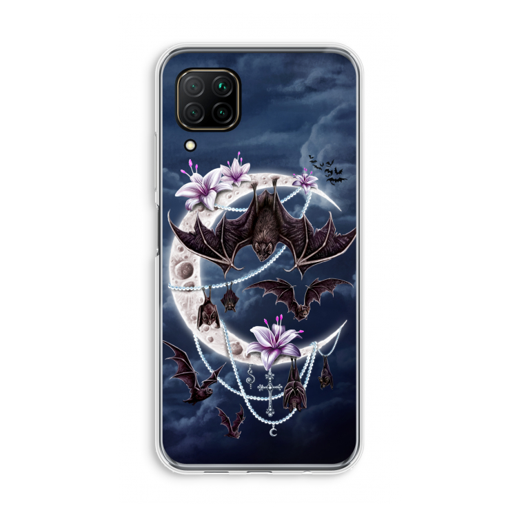 Vleermuizen Maan: Huawei P40 Lite Transparant Hoesje
