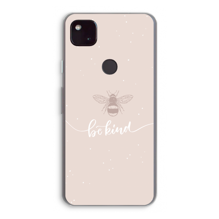 Be(e) kind: Google Pixel 4a 5G Transparant Hoesje