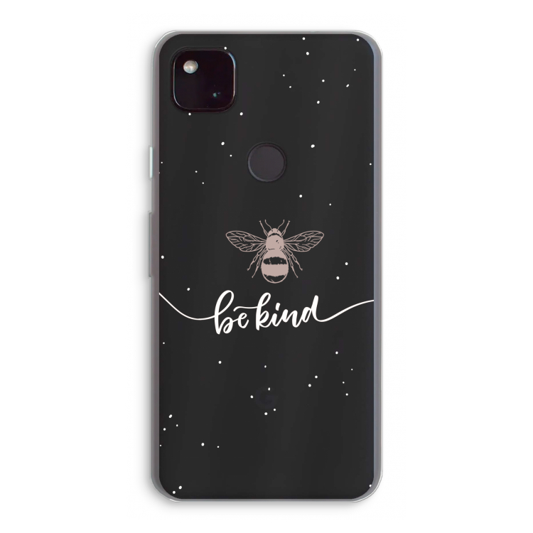 Be(e) kind: Google Pixel 4a 5G Transparant Hoesje