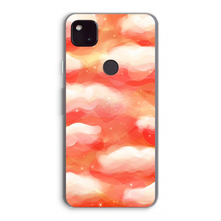 Lichte Wolken: Google Pixel 4a 5G Transparant Hoesje