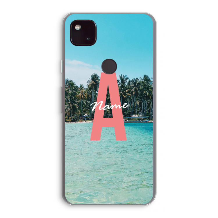 Pacific Dream: Google Pixel 4a 5G Transparant Hoesje
